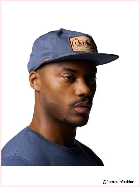 Vintage 5-Panel Snapback Hat Flat Bill Adjustable Cotton main image 5